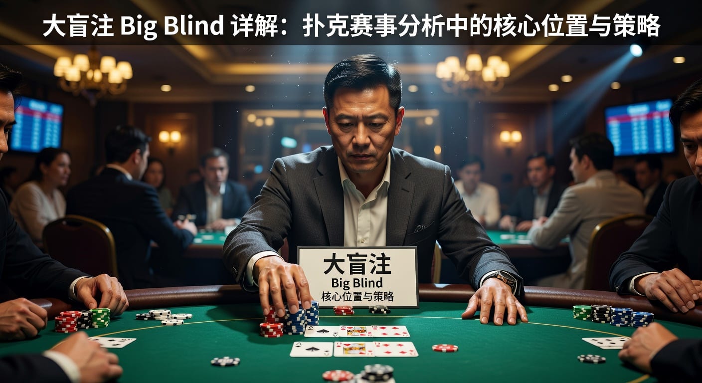 大盲注 big blind：下注基准与位置判断实战读法